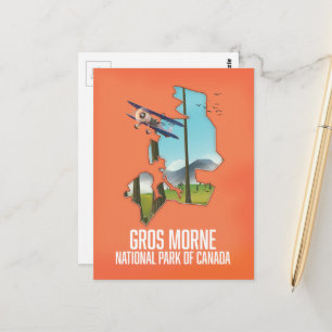 Nationaal park Gros Morne op de kaart van canada