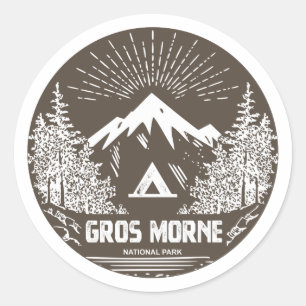 Nationaal park Gros Morne Ronde Sticker