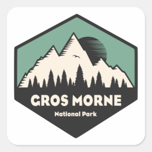 Nationaal park Gros Morne Vierkante Sticker