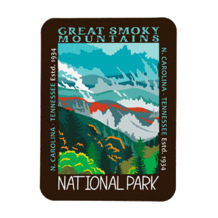Nationaal Park Grote Smoky Mountains Magneet