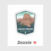 Nationaal park Guadalupe Mountain | Afgesneden Sti Sticker (Vel)