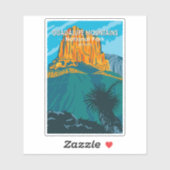 Nationaal Park  Guadalupe Mountains Sticker (Vel)