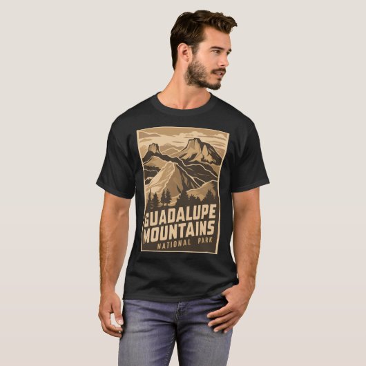 Nationaal Park Guadalupe T-shirt (Voorkant volledig)
