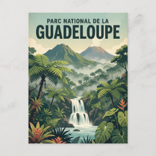 Nationaal park Guadeloupe Frankrijk Briefkaart