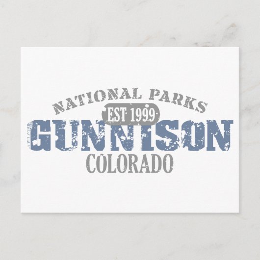 Nationaal park Gunnison Briefkaart (Voorkant)
