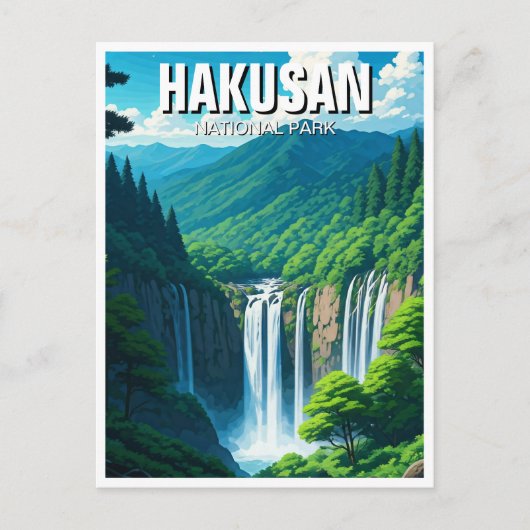 Nationaal park Hakusan Briefkaart (Voorkant)