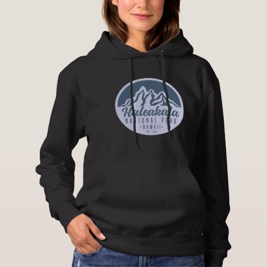 Nationaal park Haleakala Hawaii Hiking Hoodie (Voorkant)