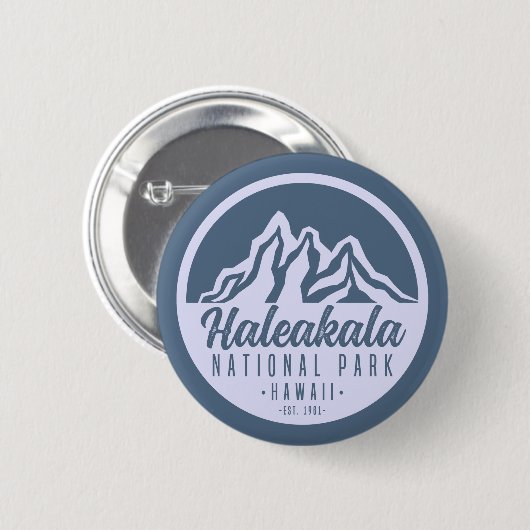 Nationaal park Haleakala Hawaii Hiking Ronde Button 5,7 Cm (Voorkant /achterkant)