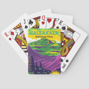 Nationaal park Haleakala Hawaii Pokerkaarten