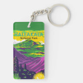 Nationaal park Haleakala Hawaii Sleutelhanger (achterkant)