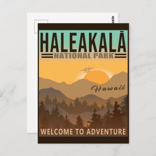 Nationaal park Haleakalā - Hawaii  Souvenir Briefkaart (Voorkant / Achterkant)