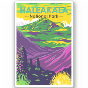 Nationaal park Haleakala  Hawaii Sticker