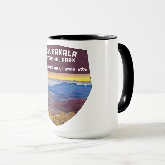 Nationaal Park Haleakala Hawaii Volcano Souvenir Mok (Voorkant rechts)
