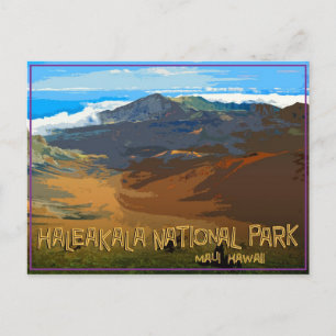 Nationaal park Haleakala, Maui Hawaii Briefkaart