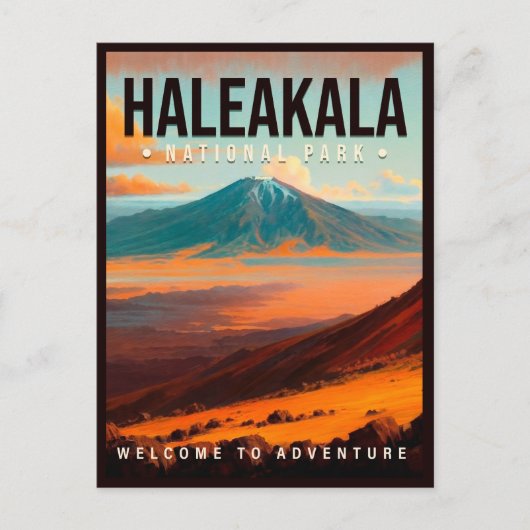 Nationaal park Haleakala Maui Hawaii  Briefkaart (Voorkant)