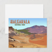 Nationaal park Haleakala Maui Hawaii Flat Kaarten (Voorkant / Achterkant)