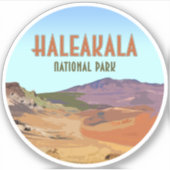 Nationaal park Haleakala Maui Hawaii Sticker (Voorkant)