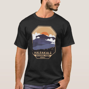 Nationaal park Haleakala Retro Emblem T-shirt