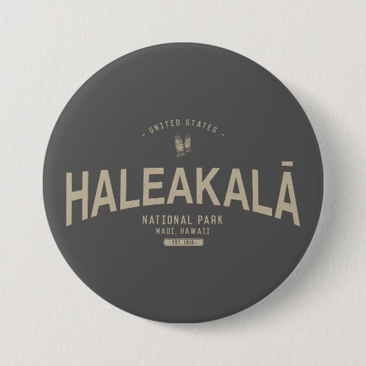 Nationaal park Haleakala Vacatie Hawaii Ronde Button 7,6 Cm (Voorkant)