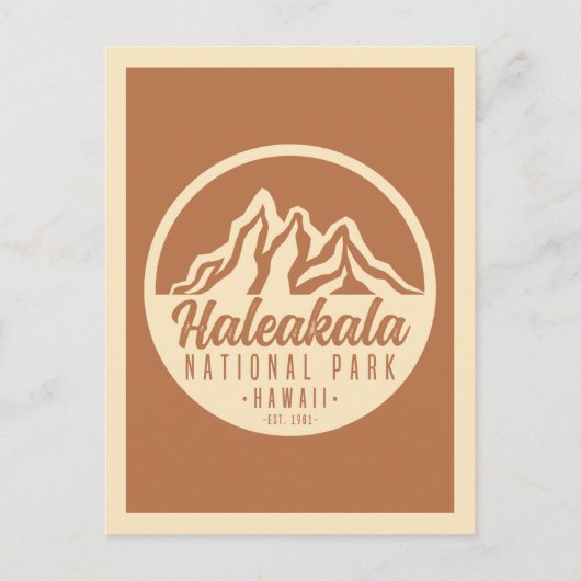 Nationaal Park Hawaii Briefkaart (Voorkant)