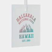 Nationaal park Hawaii gradiënt Haleakala Glas Ornament (Voorkant Rechts)