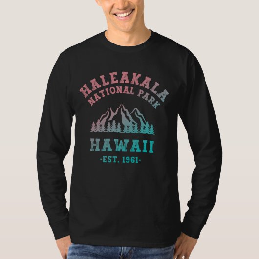 Nationaal park Hawaii gradiënt Haleakala T-shirt (Voorkant)