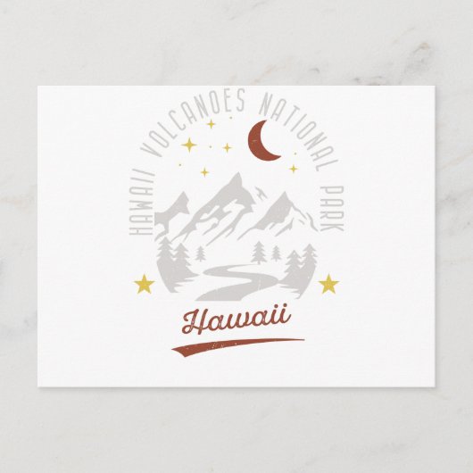 Nationaal park Hawaii  Hawaii Briefkaart (Voorkant)