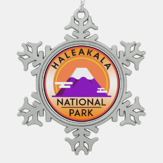 Nationaal Park Hawaii Tin Sneeuwvlok Ornament