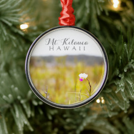 Nationaal park Hawaii Tropical Orchid Volcanoes Metalen Ornament