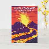  nationaal park Hawaii Volcanoes Kaart (Gele Bloem)