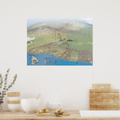 Nationaal park Hawai'i Volcanoes Poster (Keuken)