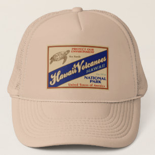 Nationaal park Hawaii Volcanoes (schildpad) Trucker Pet