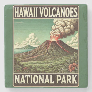 Nationaal park Hawaii Volcanoes Stenen Onderzetter