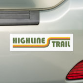 Nationaal park Highline Trail Glacier Bumpersticker (Op auto)