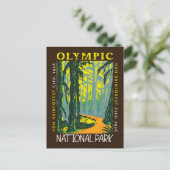 Nationaal park Hoh Rainforest Distress Briefkaart (Staand voorkant)