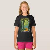 Nationaal park Hoh Rainforest Distress T-shirt (Voorkant volledig)
