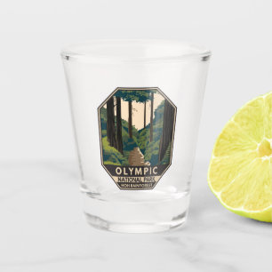 Nationaal park Hoh Rainforest Shot Glas