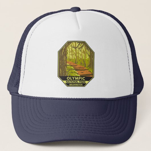 Nationaal park Hoh Rainforest Washington Trucker Pet (Voorkant)