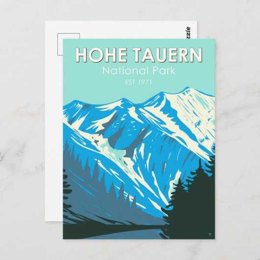 Nationaal park Hohe Tauern Oostenrijk Briefkaart (Voorkant / Achterkant)