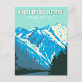 Nationaal park Hohe Tauern Oostenrijk Briefkaart (Voorkant)