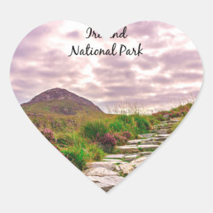 Nationaal park Ierland Hart Sticker