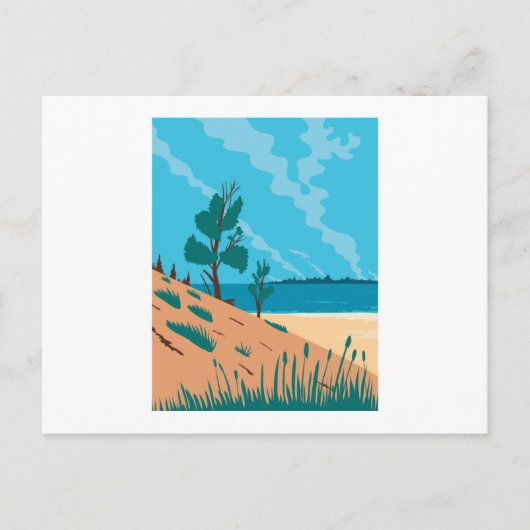 Nationaal Park Indiana Dunes Briefkaart (Voorkant)