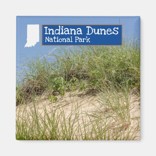 Nationaal Park Indiana Dunes Magneet (Voorkant)