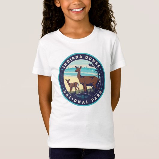 Nationaal Park Indiana Dunes T-shirt (Voorkant)