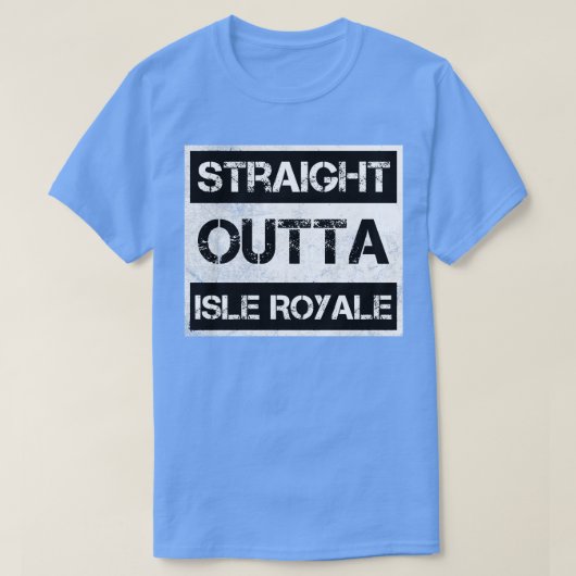 Nationaal park Isle Royale D T-shirt (Design voorkant)