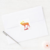 Nationaal park Jasper Elk Vierkante Sticker (Envelop)