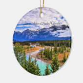 Nationaal Park Jasper in Canada Keramisch Ornament (Links)