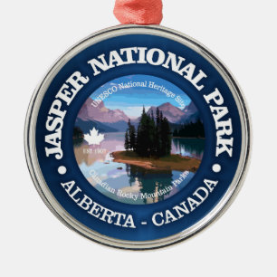Nationaal park Jasper (Maligne Lake) Metalen Ornament