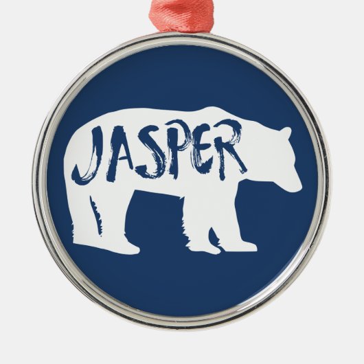 Nationaal Park Jasper Metalen Ornament (Voorkant)