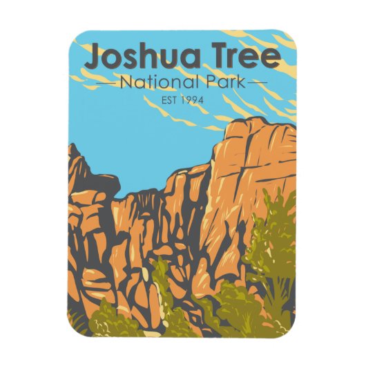 Nationaal park Joshua, het Grote Burrito Magneet (Verticaal)